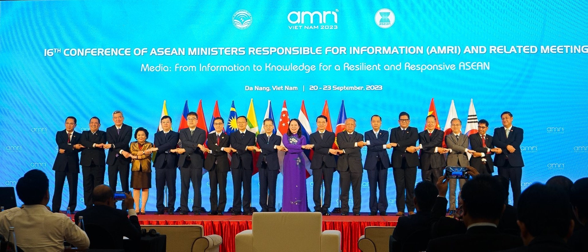 Khai mạc Hội nghị Bộ trưởng Thông tin ASEAN (AMRI) lần thứ 16 tại Đà Nẵng