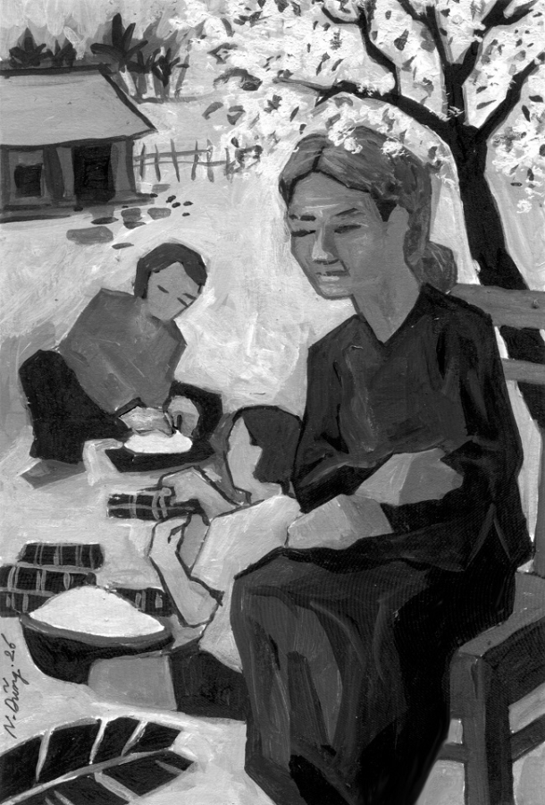 Góc vườn gọi xuân