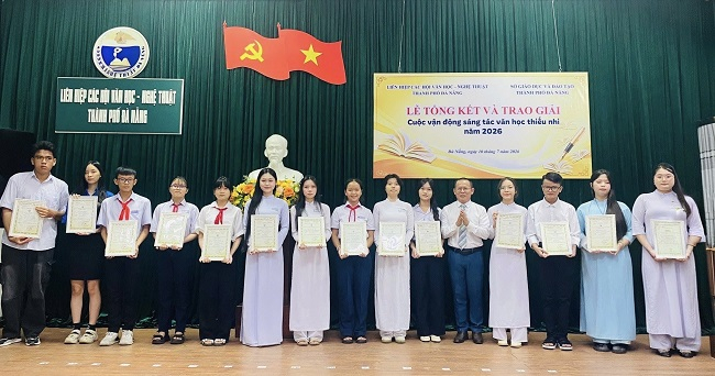 Tác giả, tác phẩm đoạt giải cuộc vận động sáng tác văn học thiếu nhi năm 2026