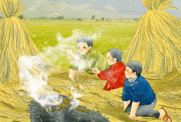 Nhớ cây rơm vàng trước ngõ - Trần Nguyên Hạnh