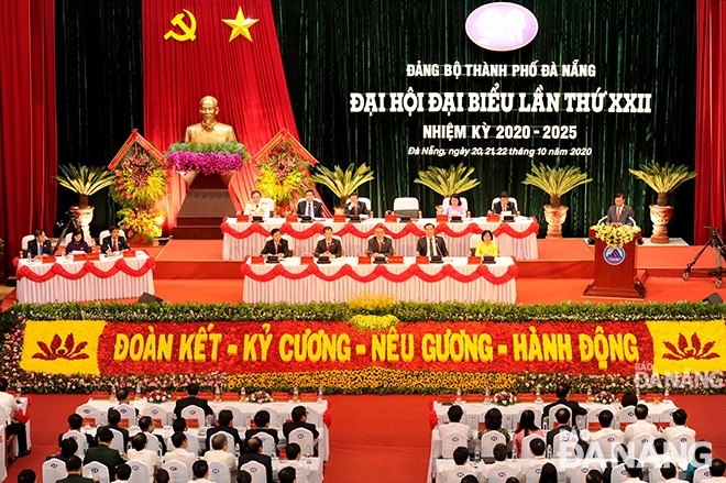 Khai mạc trọng thể Đại hội đại biểu lần thứ XXII Đảng bộ thành phố Đà Nẵng nhiệm kỳ 2020-2025