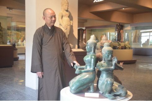 Bộ tượng quý hiếm tại Bảo tàng Văn hóa Phật giáo chùa Quán Thế Âm