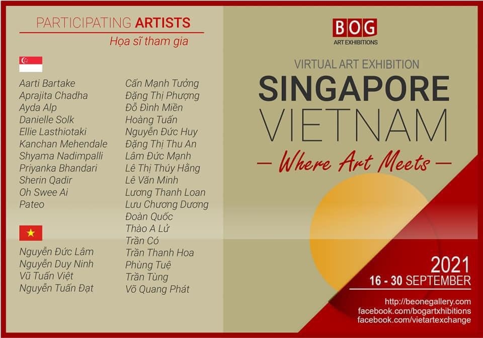 Triển lãm tranh “Singapore – Việt Nam nơi nghệ thuật gặp gỡ”
