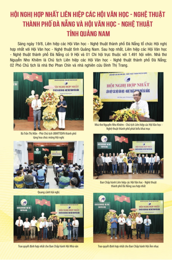 Hội nghị Hợp nhất Liên hiệp các Hội Văn học - Nghệ thuật thành phố Đà Nẵng