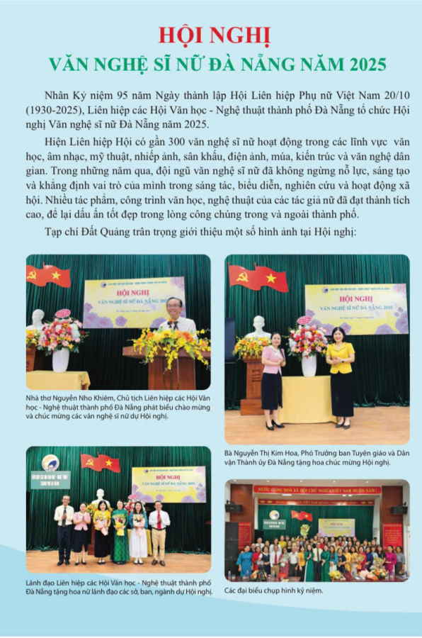 Hội nghị Văn nghệ sĩ nữ Đà Nẵng năm 2025